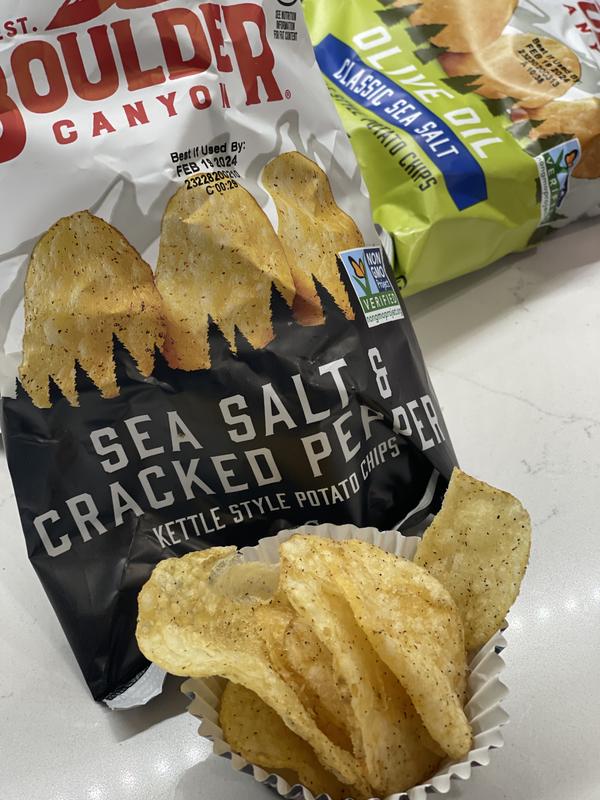 Boulder Canyon Potato Chip Variety Pack -1.5 oz - 24/Case