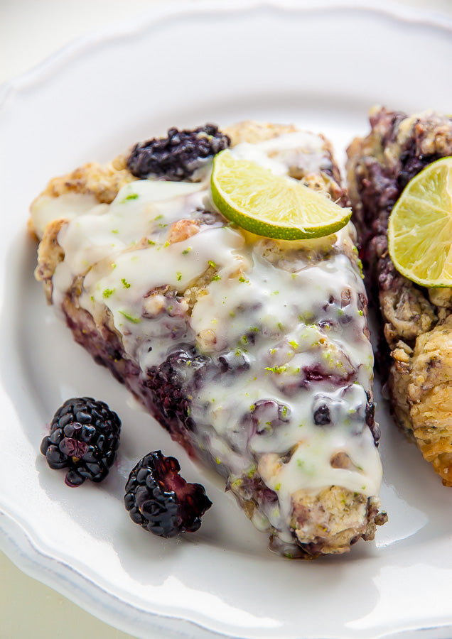 Blackberry Lime Scones - 1 Dozen