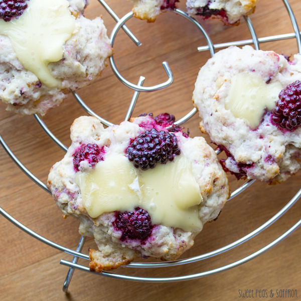 BLACKBERRY & BRIE SCONES - 1 Dozen
