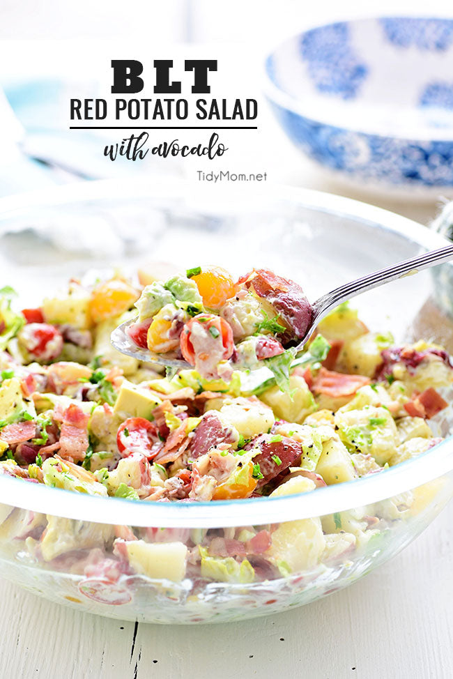 BLT Red Potato Salad with Avocado