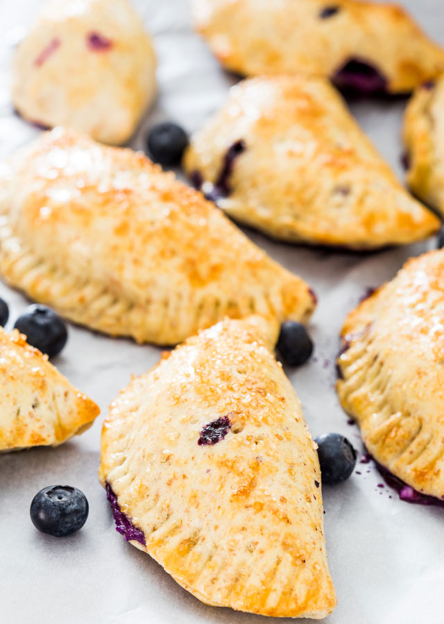 BLUEBERRY GOAT CHEESE EMPANADAS