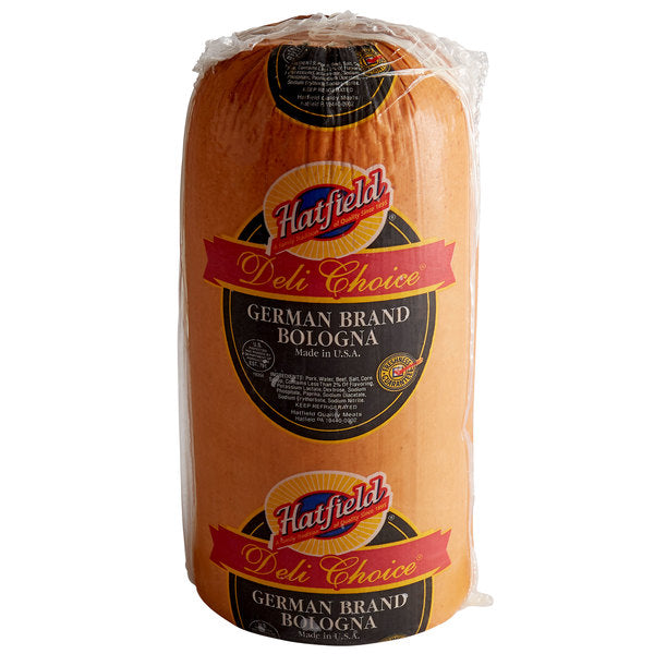 Hatfield Deli Choice German Brand Bologna - 10 lb - 2/Case