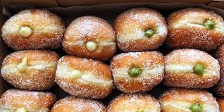Italian Bomboloni Custard Cream - Italian Doughnuts - 1 dozen