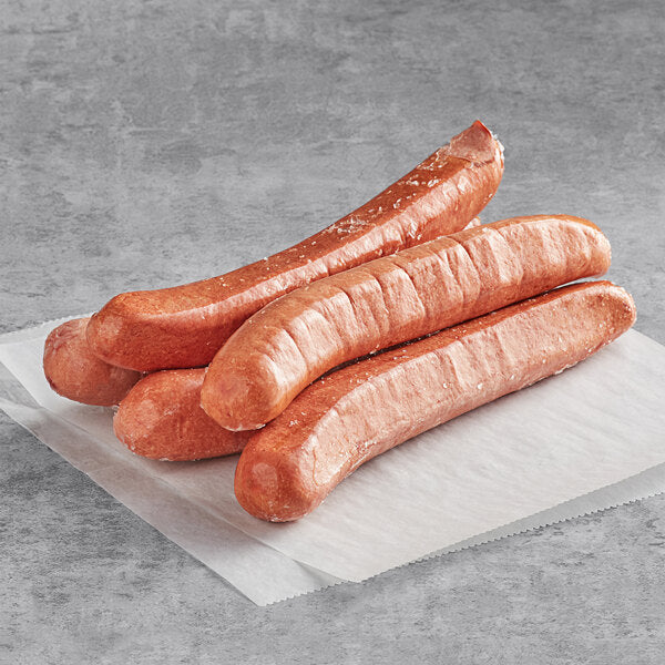 2/1 All Natural Wagyu Beef Hotdogs Franks - Footlong 12" - 20/Case