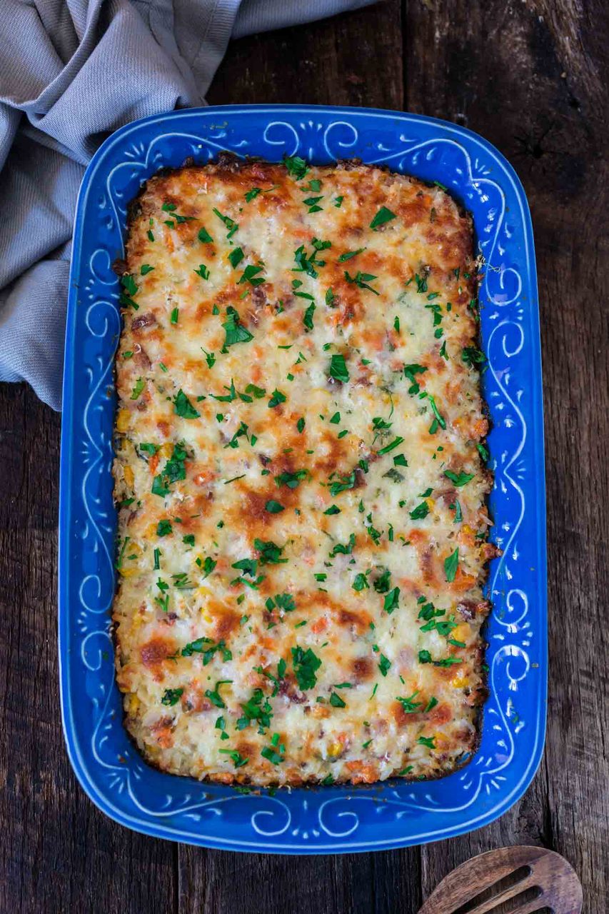BRAZILIAN CREAMY RICE CASSEROLE