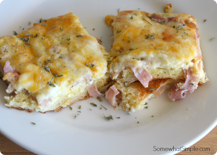 Croissant Omelet Breakfast Casserole