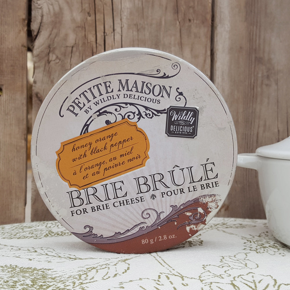 BRIE CHEESE, BRIE BRULEE TOPPINGS & CHEESE BAKER GIFT SET