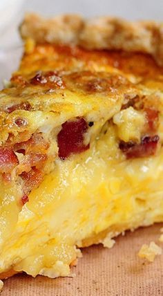 Brie & Bacon Quiche - serves 6