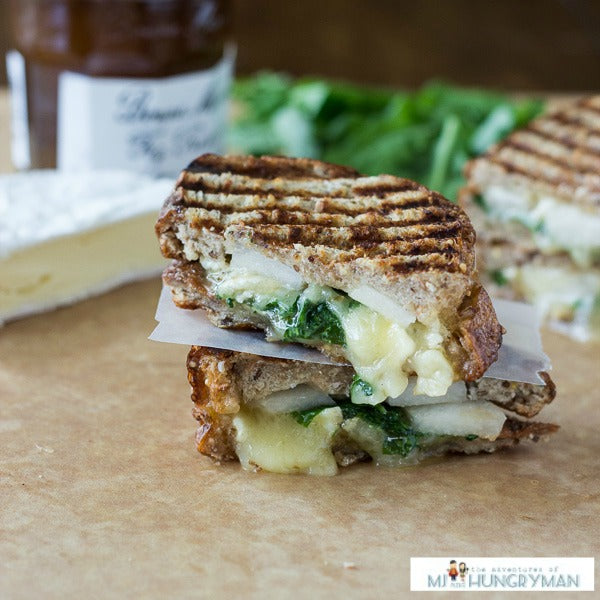 Brie, Fig & Pear Panini