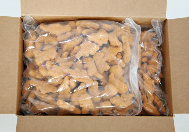 Dinosaur Shaped Chicken Breast Nuggets - 2/Case