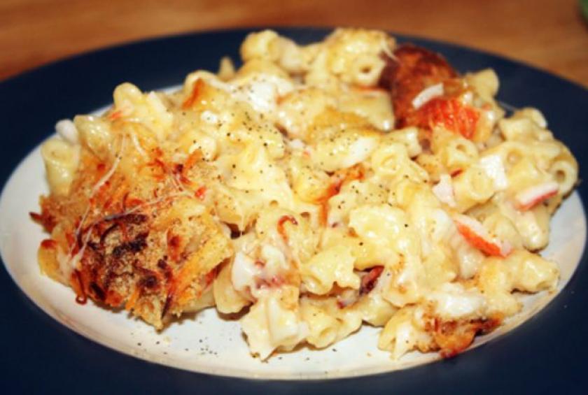 Creamy Cajun Shrimp and Crab Mac & Cheese