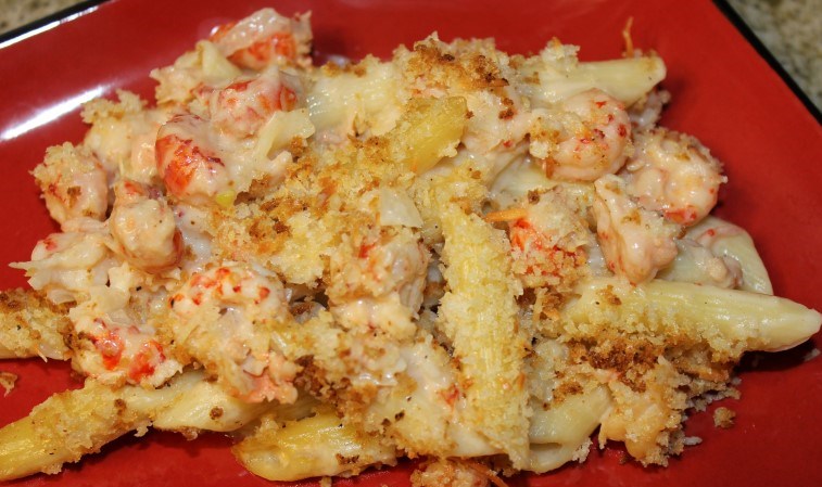 Creamy Cajun Shrimp and Crab Mac & Cheese