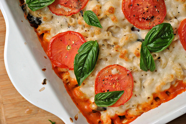 Caprese Macaroni and Cheese