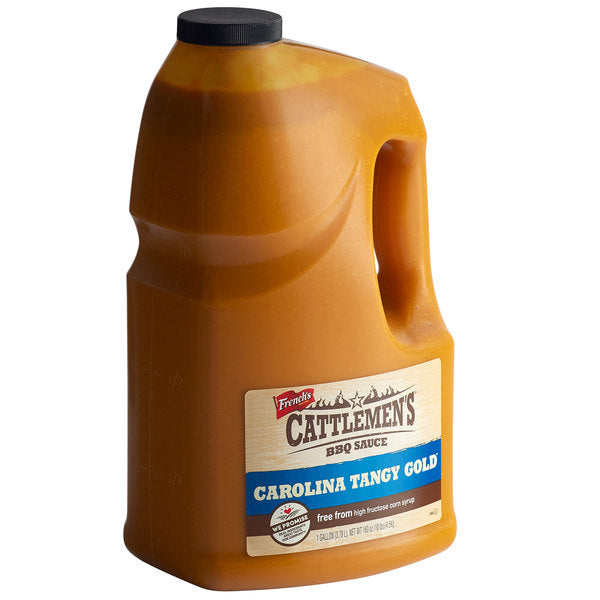 Cattlemen's 1 Gallon Carolina Tangy Gold BBQ Sauce - 4/Case