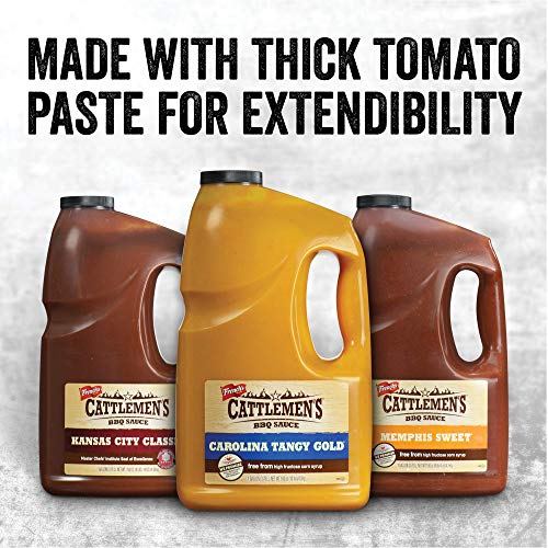 Cattlemen's 1 Gallon Carolina Tangy Gold BBQ Sauce - 4/Case