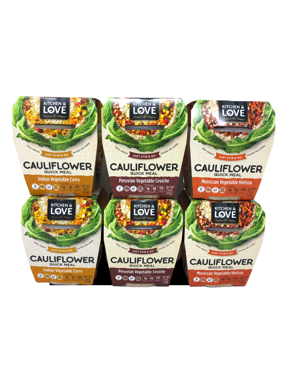 Cauliflower Meal Variety Pack - Cucina & Amore - 6 Pack