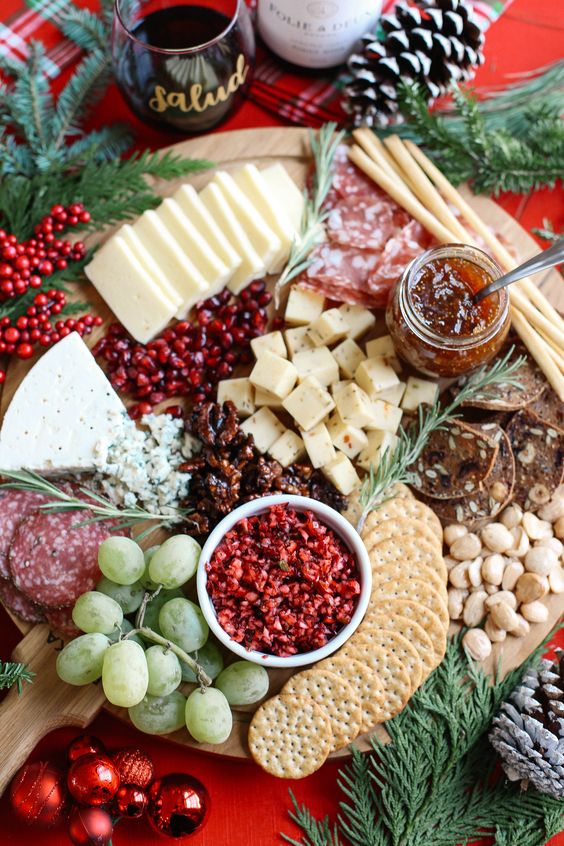 Create a Holiday Charcuterie Cheese Board