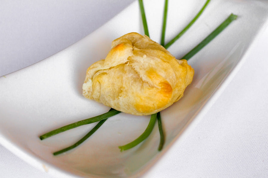 Mini Chicken Cordon Bleu in Puff Pastry - 50 pieces per tray