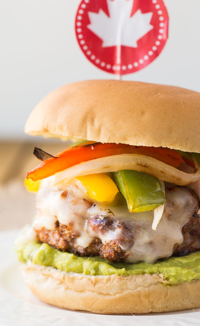 Chicken Fajita Burgers