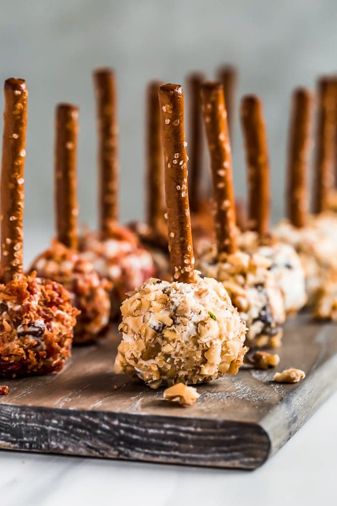 Mini Cheddar Port Wine Cheeseballs - 2 Dozen