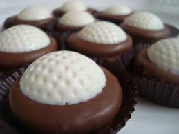 Chocolate Dipped Oreo Cookies Golf Ball Chocolates, Dark, Milk or White Chocolate - Pack of 9