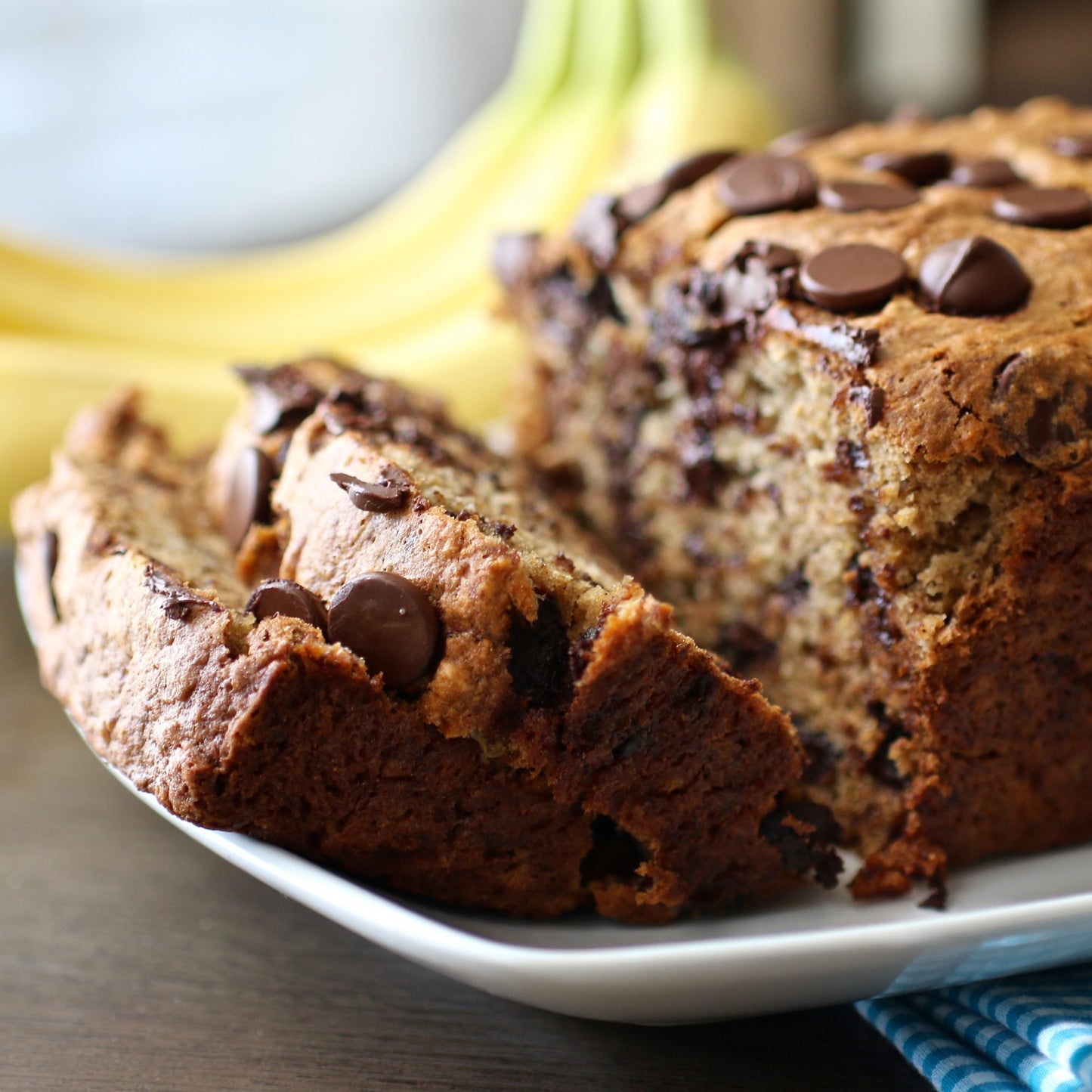 Chocolate Chip Banana Bread w/ or wo Walnuts -2 Loaves