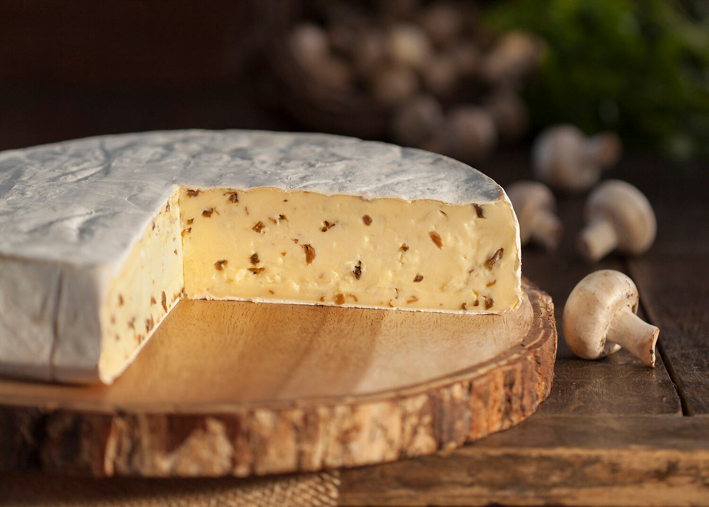 Champignon Mushroom Brie Cheese 5 lb - 2/Case