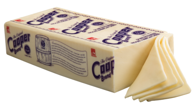 Cooper® Cheese CV Sharp White American Cheese - 5 lb