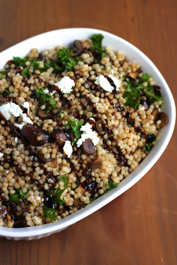 Balsamic Mushroom Pearl Couscous
