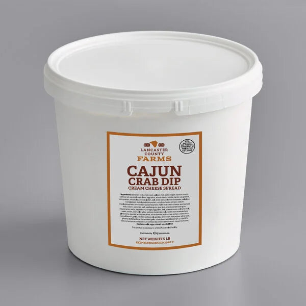 Cajun Crab Dip Cream Cheese Spread - 5 lb - 2/Case