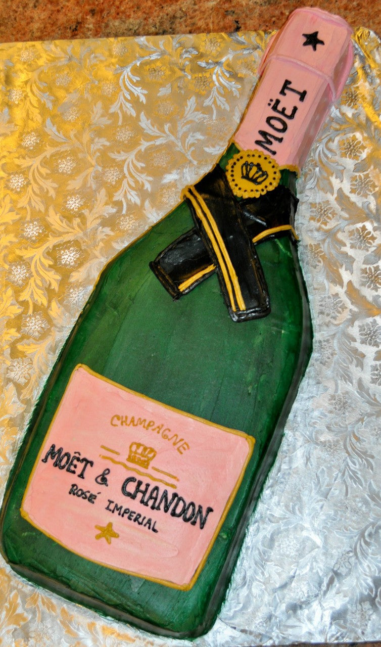 Champagne Bottle Cake - price per serving