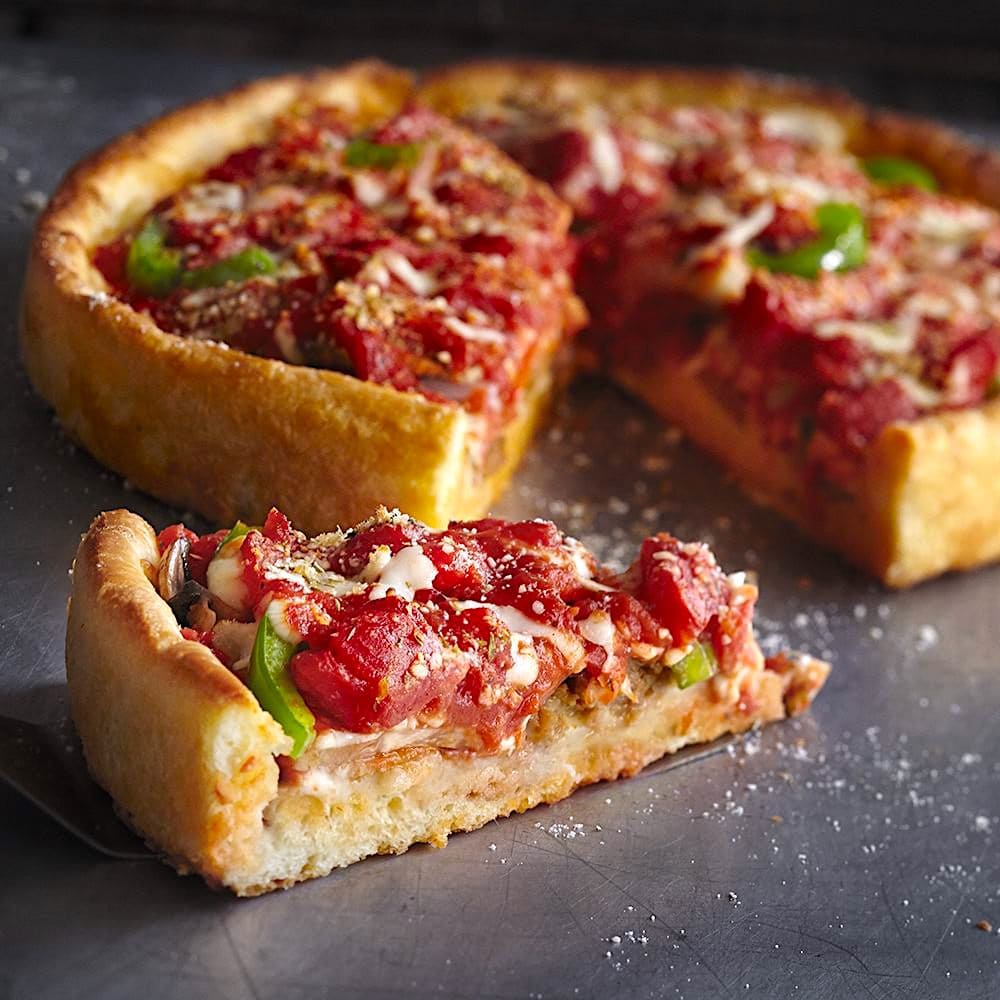Uno Foods Deep Dish Sausage Pizza, 9" - 2 Pack