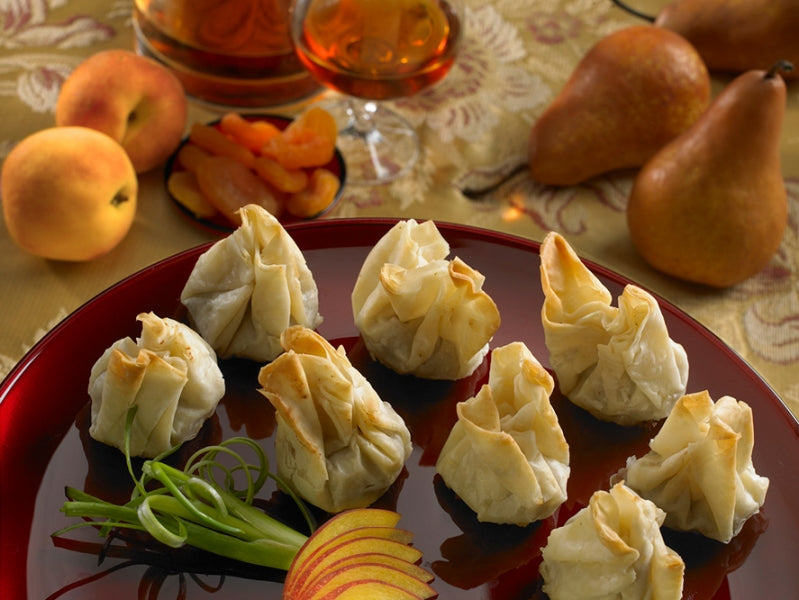 Duck with Apricot in Phyllo Beggar's Purse - 150/Case