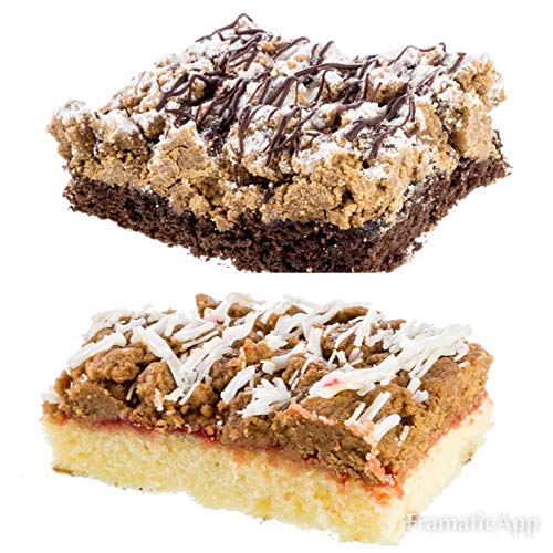 Dulcet Deluxe Gourmet Food Gift Basket - Assorted Brownies, Crumb Cakes Rugelach & Muffins