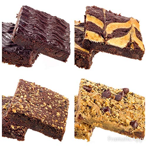 Dulcet Deluxe Gourmet Food Gift Basket - Assorted Brownies, Crumb Cakes Rugelach & Muffins