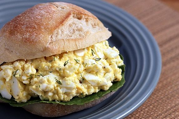 Egg Salad with Yogurt and Dill