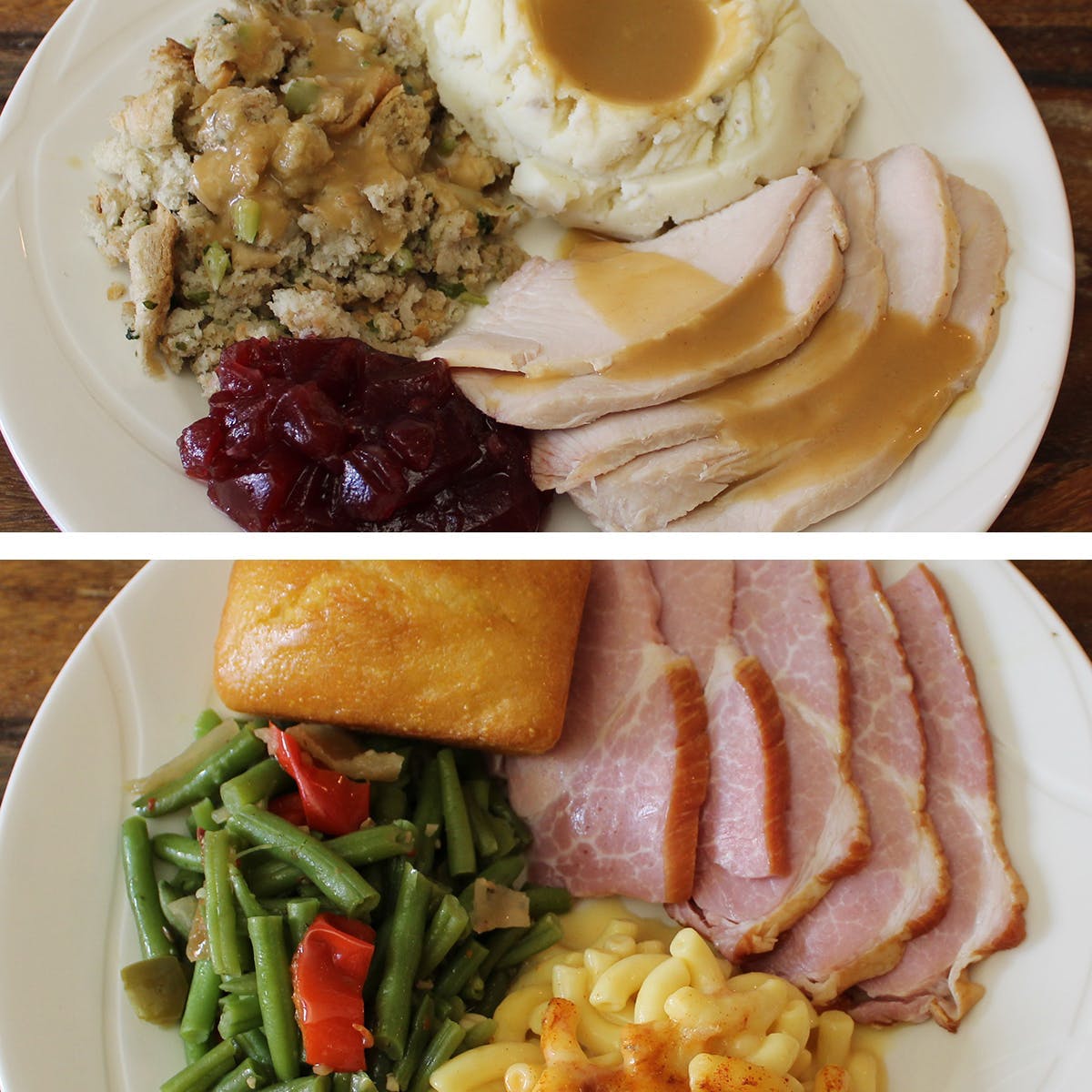 Organic Turkey, 15 - 17 lb & 1/2 Ham, 4 - 6 lb - Combo