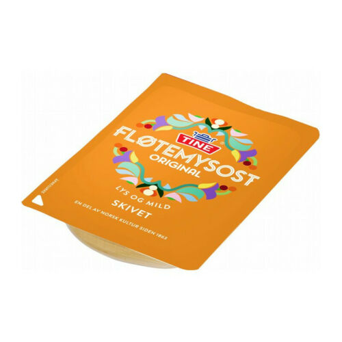 Fløtemysost TINE (Norwegian Brown Cheese) - Sliced - Brunost