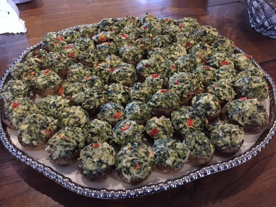Mushroom Florentine - 40 pieces per tray