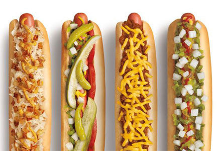 Bakery Footlong 12" Hot Dog Buns, 6 Rolls Per Pack - Pack of 4