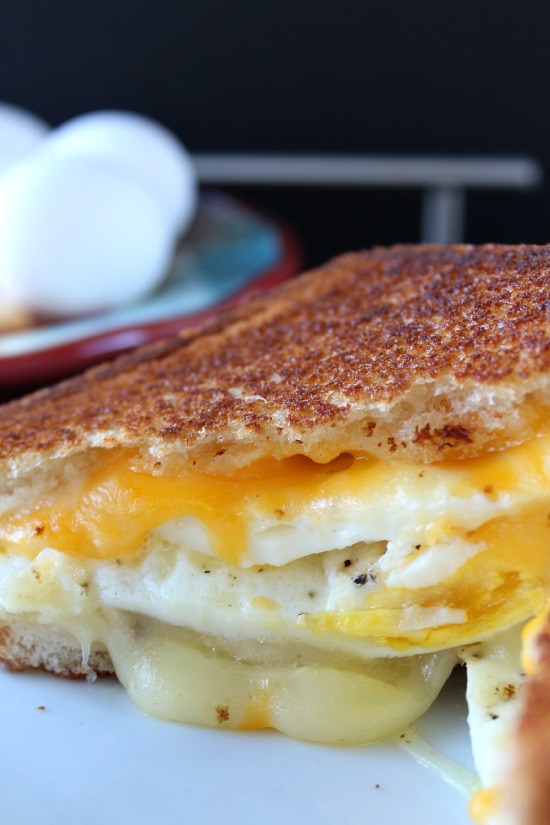 Fried Egg Grilled Cheese Sandwich