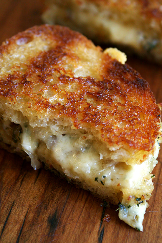 Gruyère Shallots Grilled Cheese