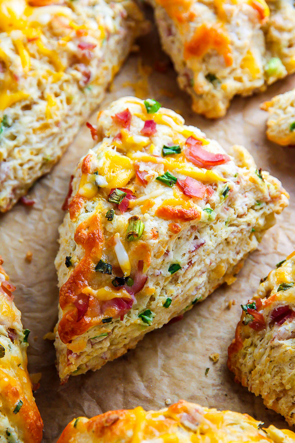 Ham & Cheese Savory Scones - 1 Dozen