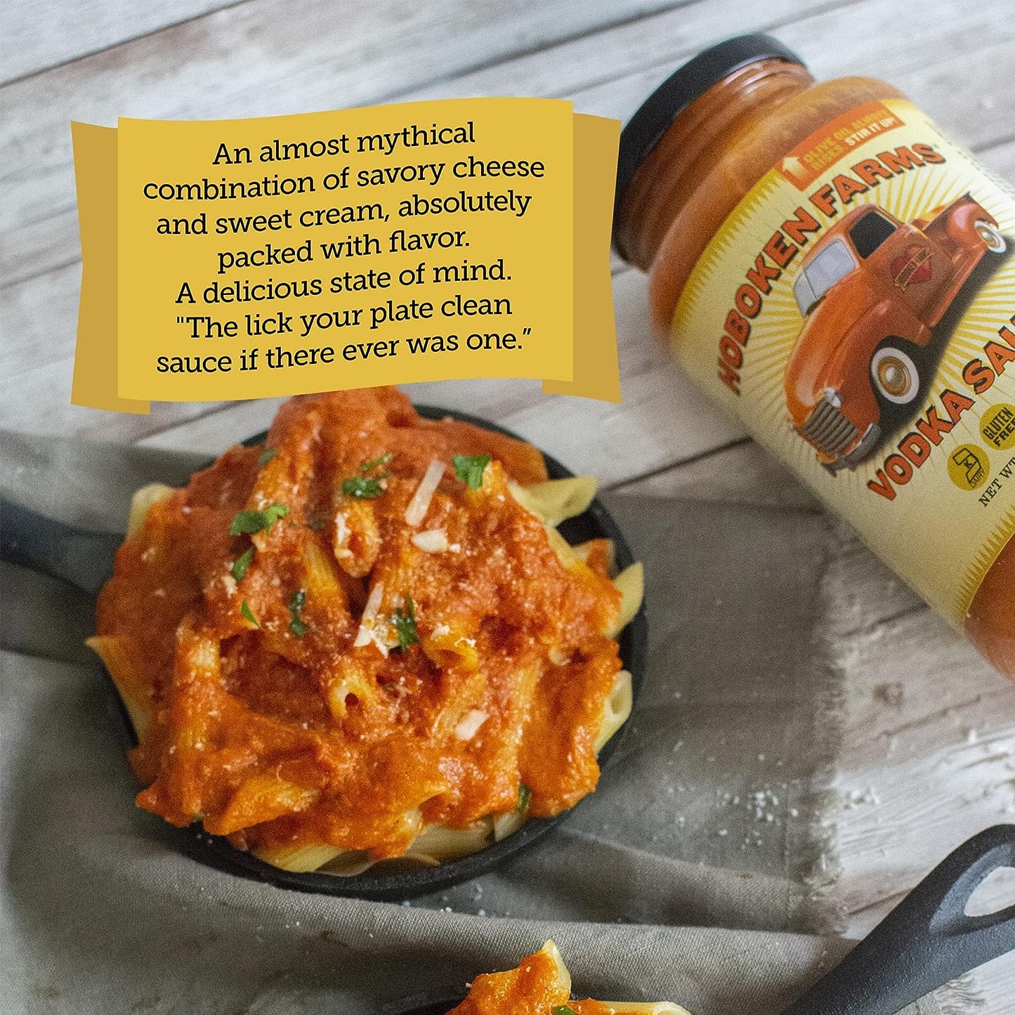 Hoboken Farms Keto Gluten Free Vodka Gourmet Pasta Sauce - 2 Pack