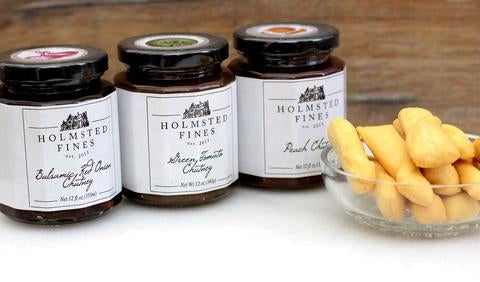 Chutney Gift Trio w/ Gift Box Red (5 oz jars) - Holmsted Fines