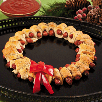 Holiday Wreath Cheese Boards / Food Wreath Boards