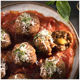 Hungry Planet 8 oz. Plant Based Vegan Italian Sausage Meatball - 12/Case
