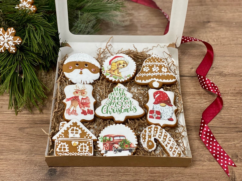 CHRISTMAS GINGERBREAD COOKIES - includes 9