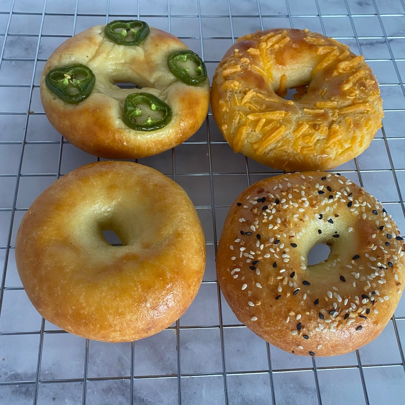 Keto Bagels Fathead Dough - Gluten Free - includes 8 - many flavors