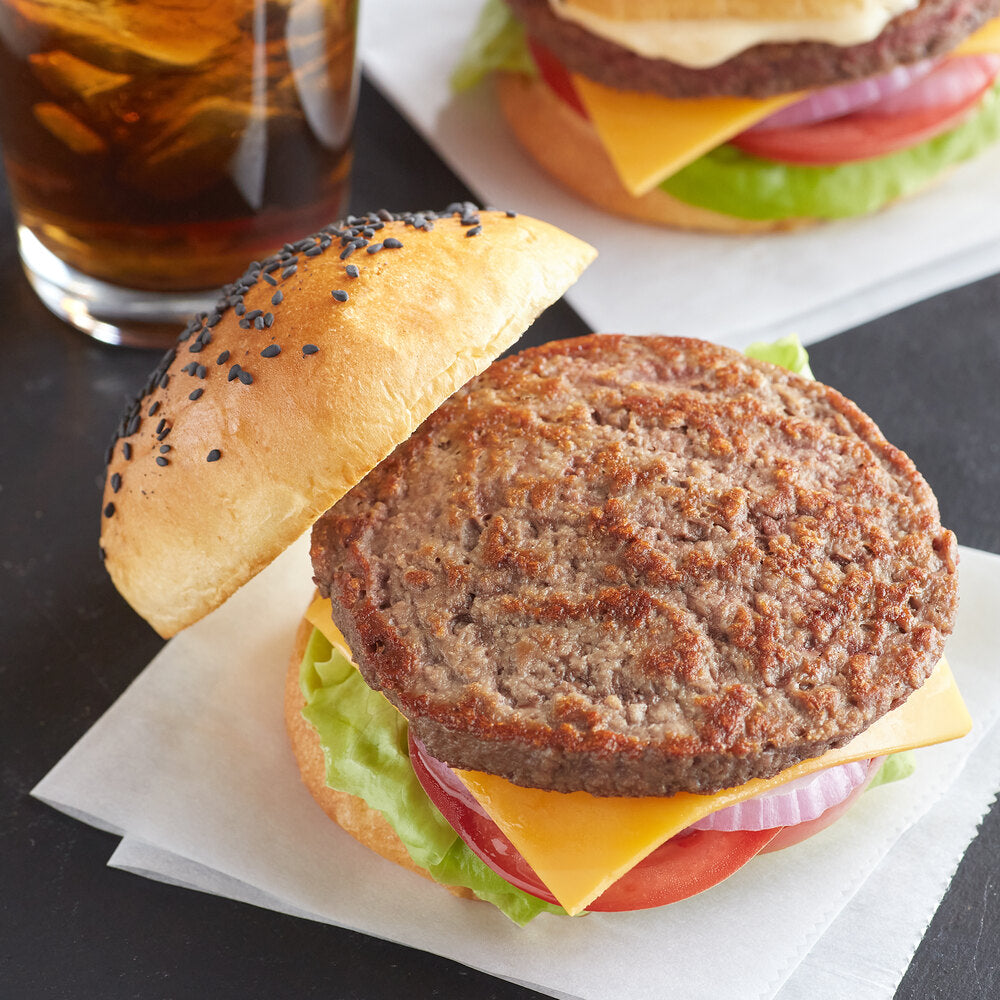 Impossible Foods 4 oz Vegan Plant-Based Burger - 40/Case